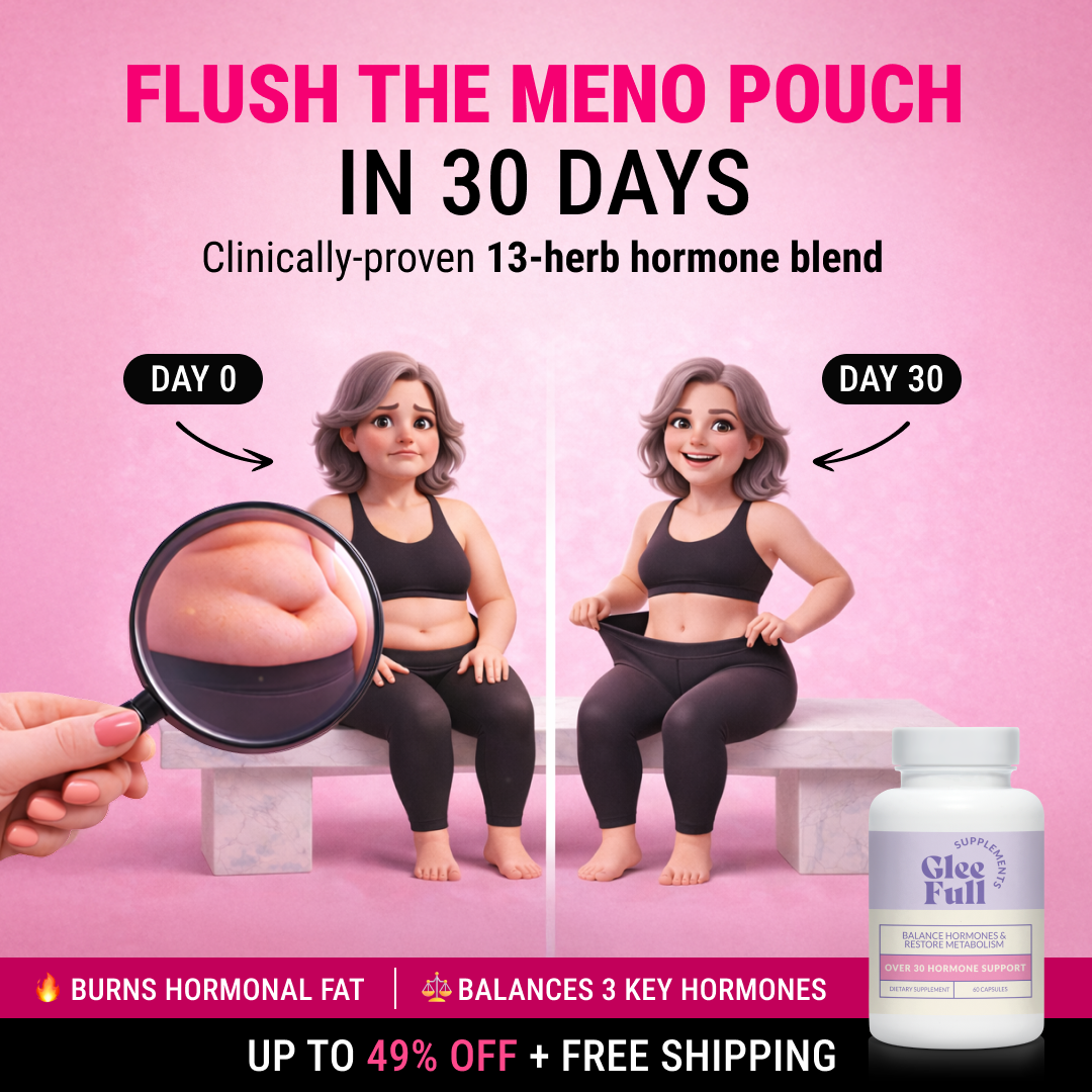 Hormonal fat comparison static ad creative